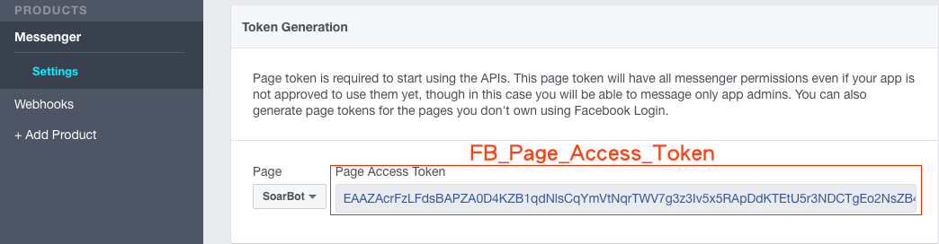 Page Access Token